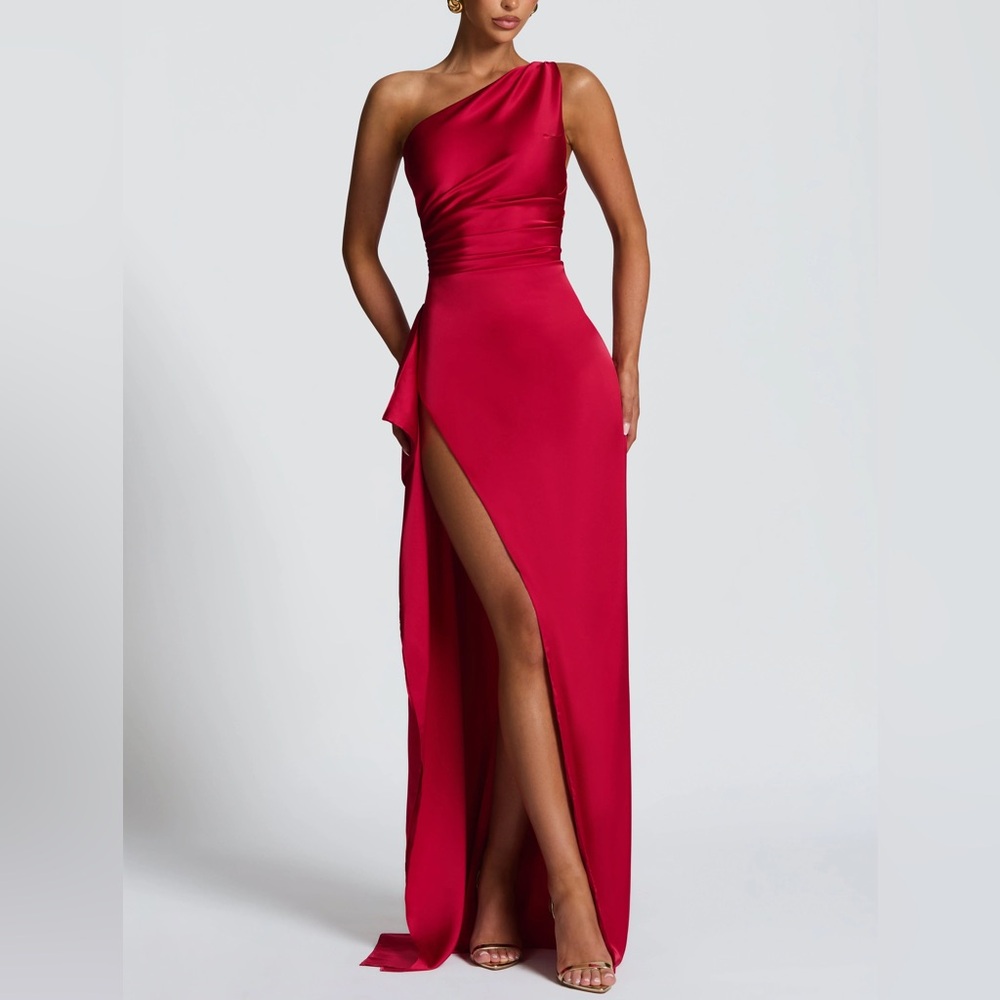 BABYBOO ARIEL MAXI DRESS - RED - Picture 1 of 11